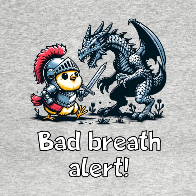 Chick Knight vs. Dragon: "Bad Breath Alert!" | Funny by Critter Chaos